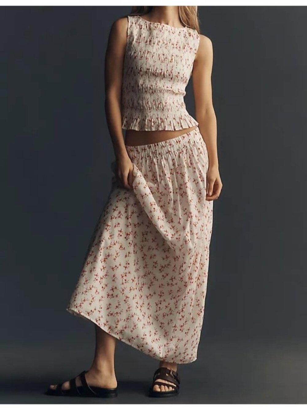 Anthropologie Rails Dax Maxi Skirt Kane Tank Romantic Cottagecore Boho Womens S